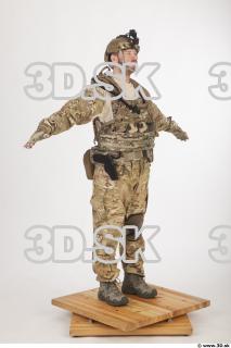 Soldier in American Army Military Uniform 0022